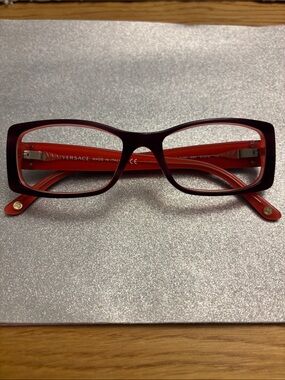 Versace Purple and Orange Women's Eyeglasses